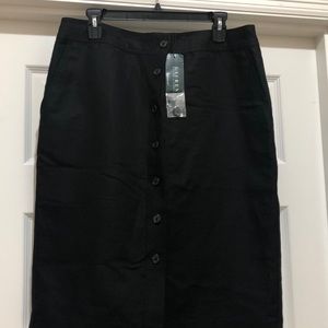 New Ralph Lauren Black Skirt Size 12